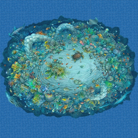 Mosaik motiv - Sea life