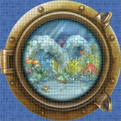 Mosaik motiv - Sea view