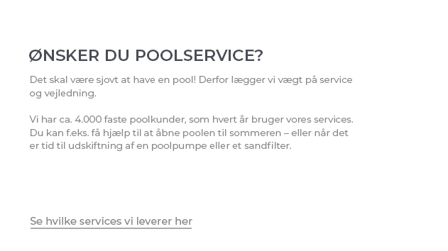 Poolservice